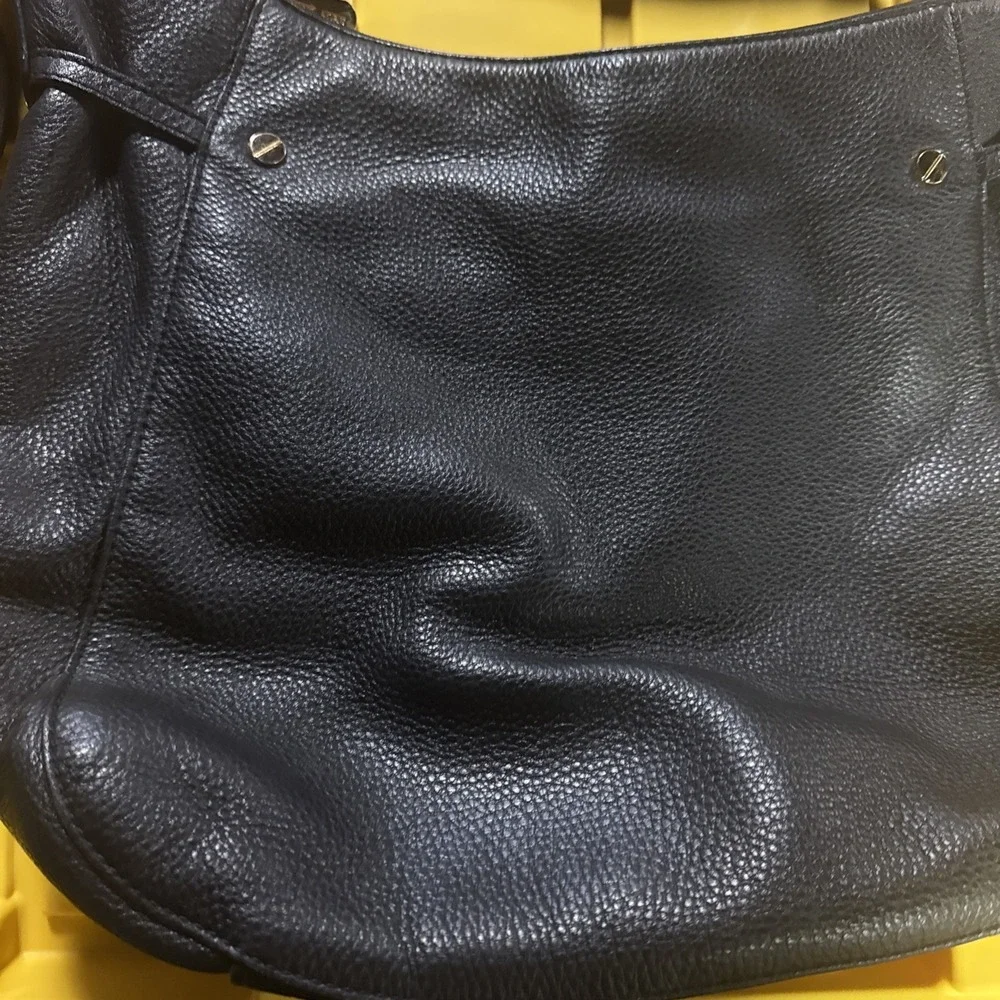 Michael Kors Signature Jet Set Large Chain Black Shoulder Bag Tote Rare Classic